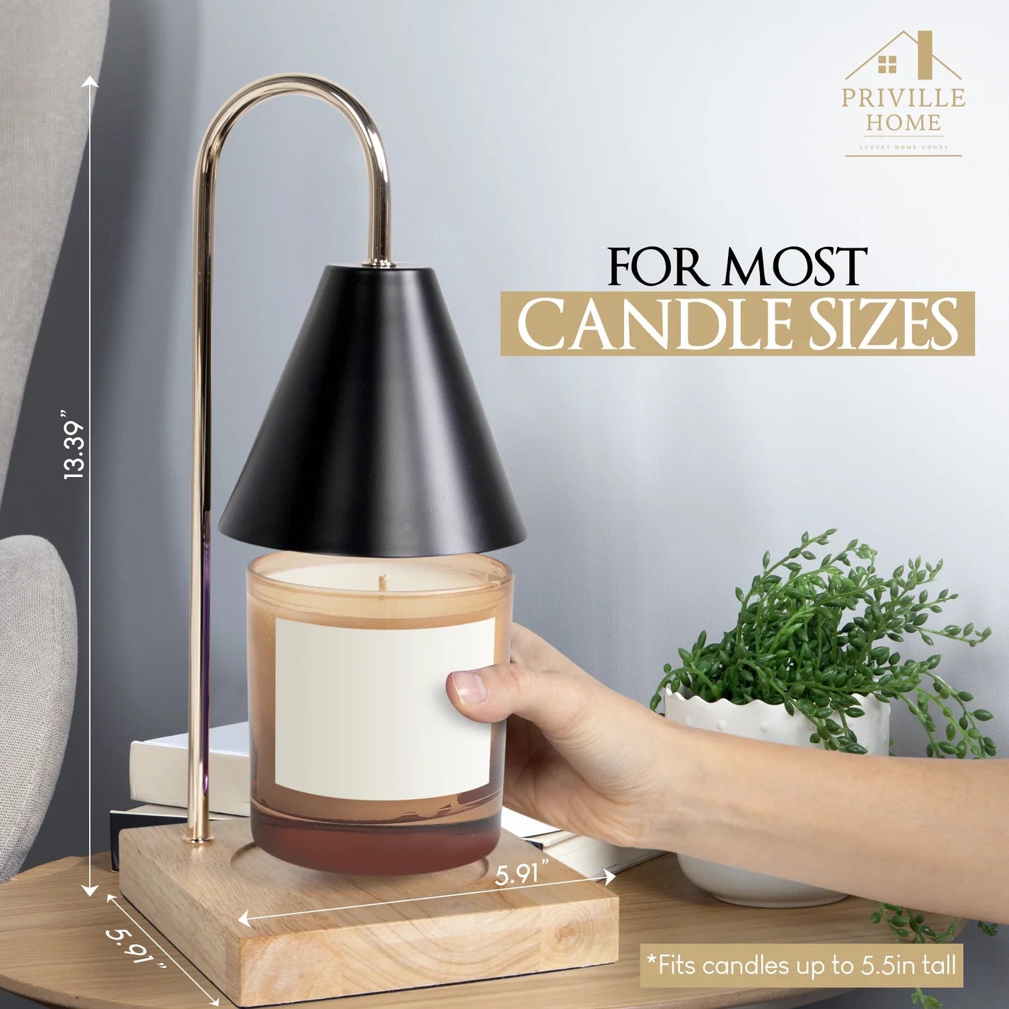 EverGlow CandleSavor Lamp