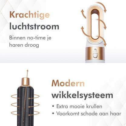 AirLabs™ - 5 in 1 Haarstyler | Alleen vandaag 50% korting!