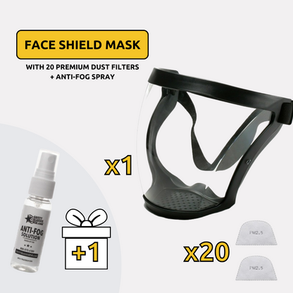 WoodyLock® Anti-Dust & Fog-Resistant Face Shield Mask