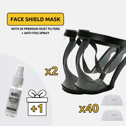 WoodyLock® Anti-Dust & Fog-Resistant Face Shield Mask