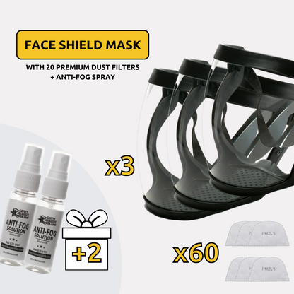 WoodyLock® Anti-Dust & Fog-Resistant Face Shield Mask