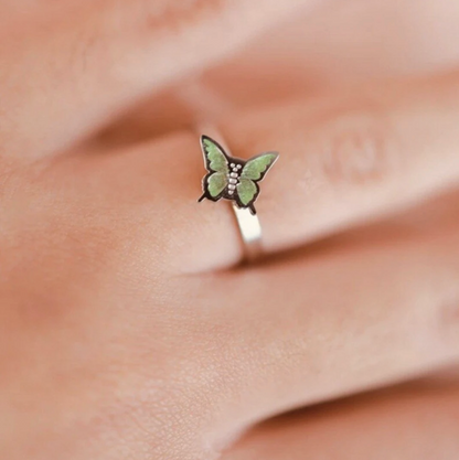 Anxiety Daisy Fidget Ring - Adjustable