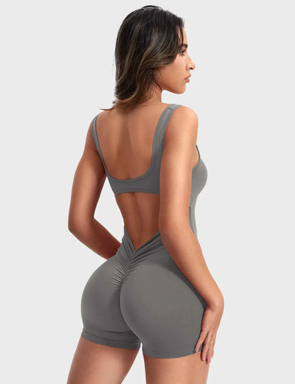 V Back Jumpsuit