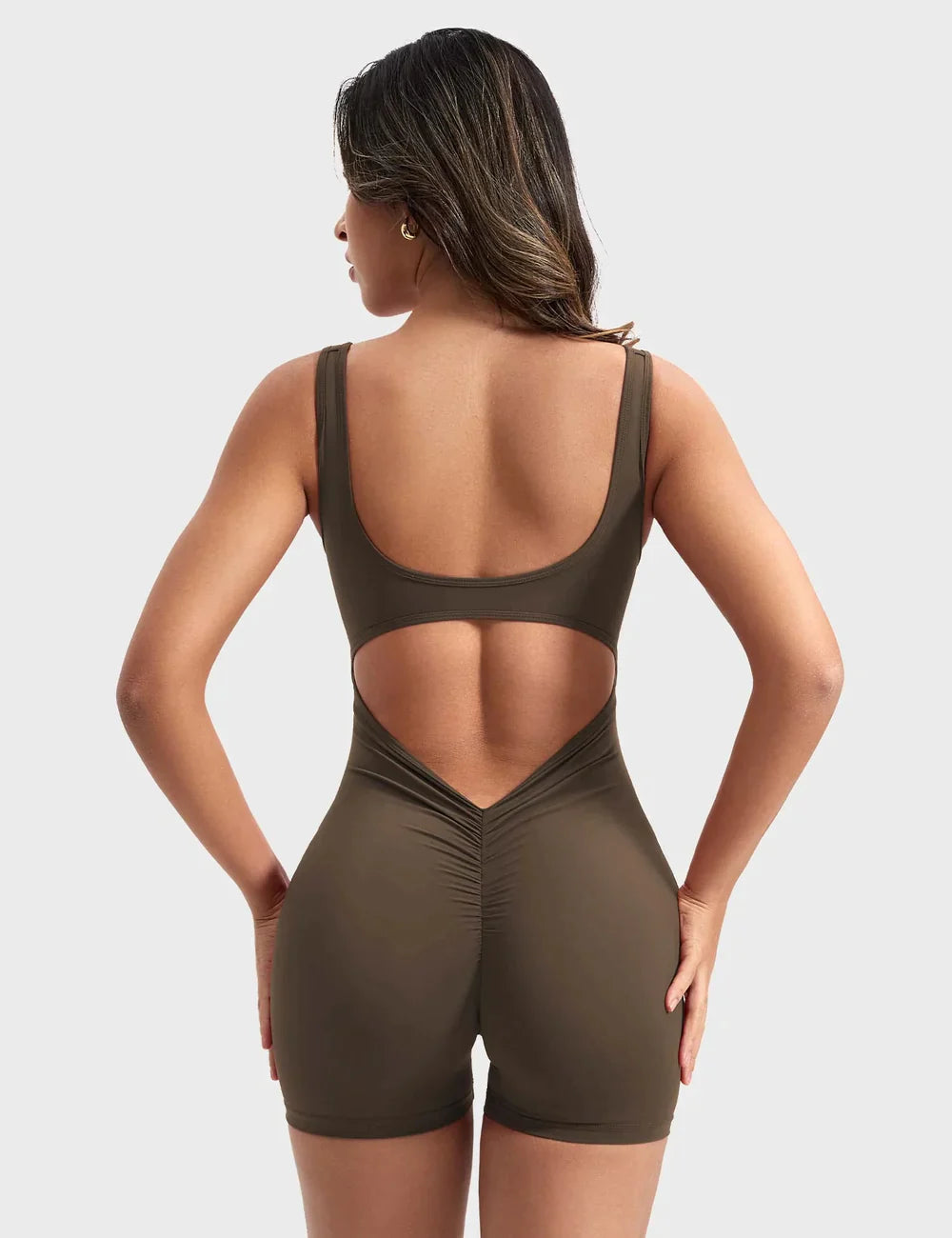 V Back Jumpsuit