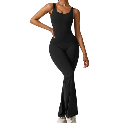 Flare Scrunch Jumpsuit